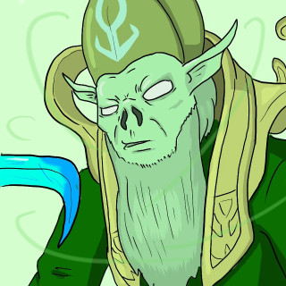 Green man horned head green - a green hat free wallpaper for tablet