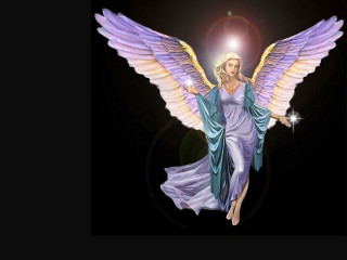 Woman wings halo hand image - angelic free wallpaper