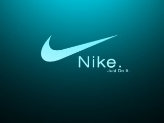 Nike blue glow poster moon - a nike logo free wallpaper