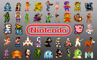 Nintendo characters bunch group fun - the character free wallpaper for desktop