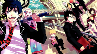 Anime characters stairs gun woman - a set of stairs free wallpaper