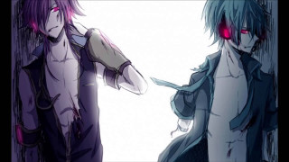 Yandere glow blood anime android - a black outfit free wallpaper for desktop