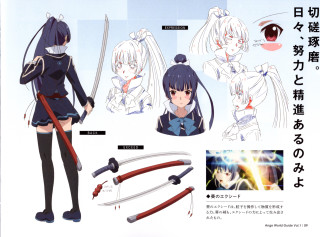 Anime characters weapons book page - sword free wallpaper