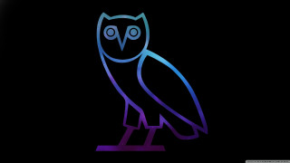 Colorful owl hologram synthwave blue - synthwave free wallpaper