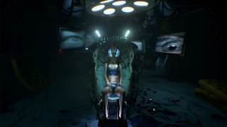 Woman chair darkroom lights tv - a dark room free wallpaper for desktop