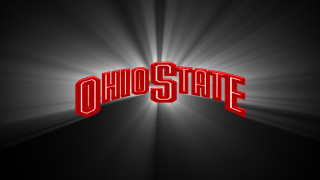 Red black ohio state light - typographic free wallpaper for desktop