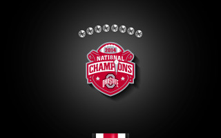 Red white logo national champs - national free wallpaper