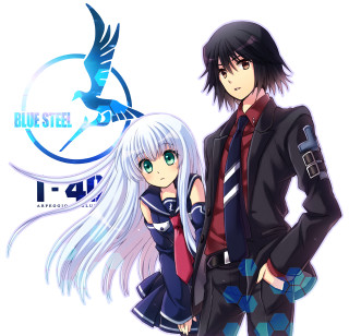 Anime characters white hair blue 4 - purism free wallpaper