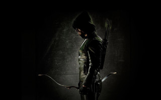 Man black outfit bow arrow 2 - a bow and arrow free wallpaper for desktop
