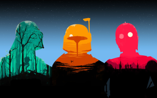 People forest mountain stars sky - war free wallpaper for desktop