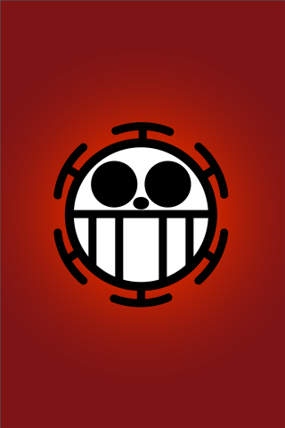 Red background smiling skeleton black - minimalist free wallpaper for mobile