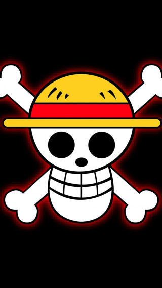 Skull hat crossed bones red - its neck free wallpaper for mobile