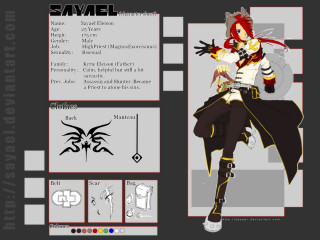 Savel character sheet game artwork - inspired free wallpaper for desktop