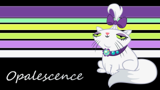 White cat purple bow opalescence - a purple bow free wallpaper