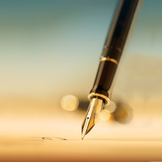 Pen writing paper blurry sky 2 - a piece of paper free wallpaper for tablet