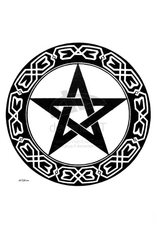 Pentagram celtic designs artwork image - ann thetis blacker free wallpaper for mobile