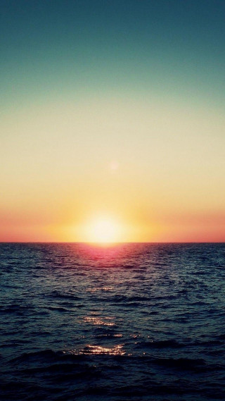 Sunset ocean boat surfboard person 2 - free sunset wallpaper for mobile