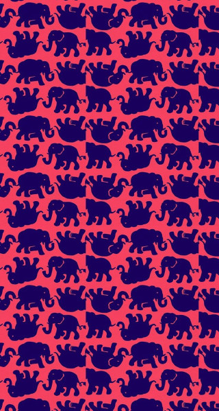 Elephants red background blue squares - amédée ozenfant free wallpaper for mobile