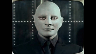 Creepy man television room black - a black curtain free wallpaper