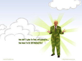 Man suit tie cloud message - energetic free wallpaper for desktop