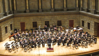 Conductor orchestra stage performance duet - dick bickenbach free wallpaper for desktop