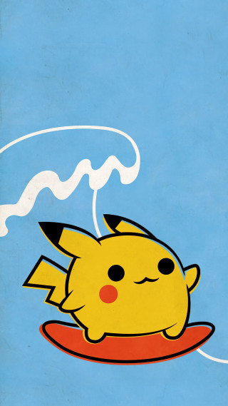Cartoon pikachu floating red object - pokemon free wallpaper