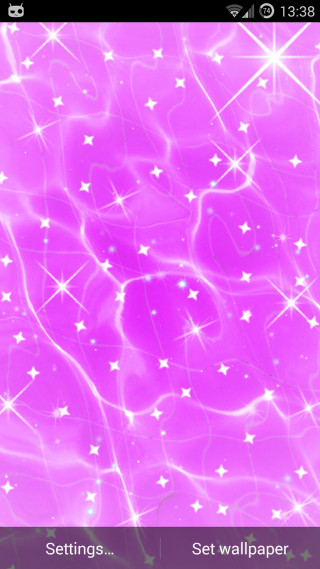 Pink background stars bubbles pattern - the text free wallpaper