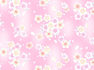 Pink flower pattern bubbles background - the middle of the image free wallpaper for desktop