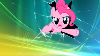 Pinkie pie broken window green - a broken window free wallpaper for desktop