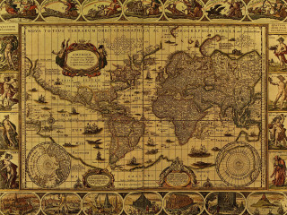 World map major cities detailed 4 - aldus manutiu free wallpaper