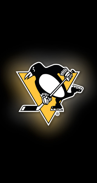 Penguin hockey stick puck yellow - a yellow triangle free wallpaper