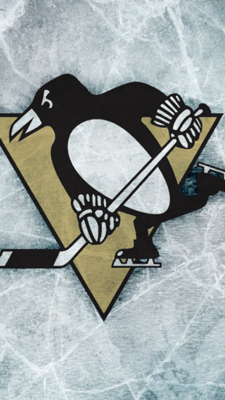Hockey logo penguin holding stick - brian despain free wallpaper for mobile