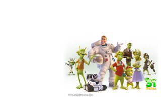Cartoon characters space suit group - a man in a space suit free wallpaper