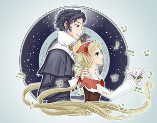 Couple people music notes star - a couple of people free wallpaper