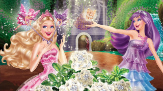 Garden fairy castle barbie dolls - a crystal ball free wallpaper