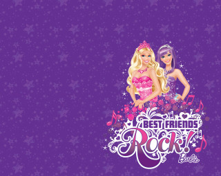 Barbie dolls purple background stars - star and swirls free wallpaper