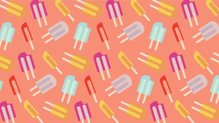 Popsicle pattern pink background colorful - pop art free wallpaper