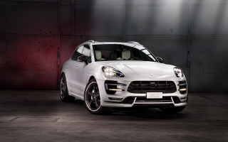 White porsche cayenne garage red - christian hilfgott brand free wallpaper for desktop