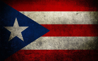 Grungy puerto rican flag star - a white star free wallpaper