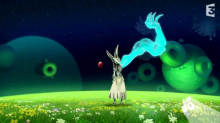 Cartoon character field ball bird - a ball free wallpaper