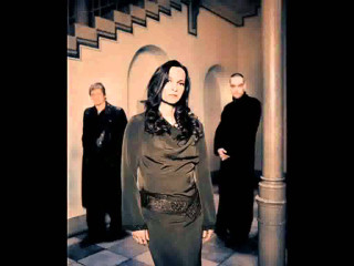 Woman black dress hallway people - other person free wallpaper for desktop