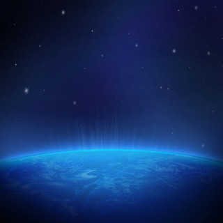 Earth view space stars blue - the sky above free wallpaper for tablet