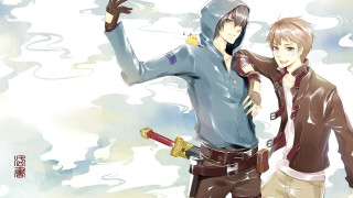 Couple people standing water sky 2 - a couple of people free wallpaper