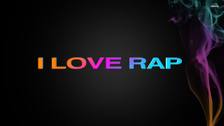 Colorful smoke i love rap - bapu free wallpaper