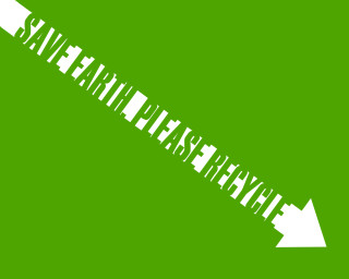Green background arrows save earth - earth free wallpaper