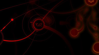 Red abstract background circles lines - a red circle free wallpaper