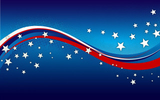 Patriotic background stars red wave 3 - patriotic free wallpaper