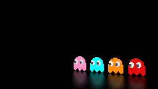 Pacman group pixel art beeple - 2 d sprite free wallpaper for desktop