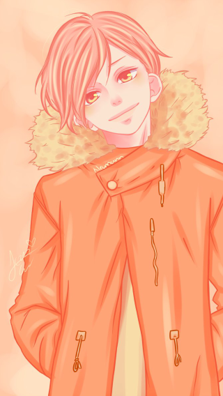 Person coat fur collar jacket - a jacket free wallpaper for mobile