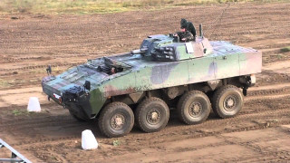 Military vehicle dirt field cones - a dirt field free wallpaper